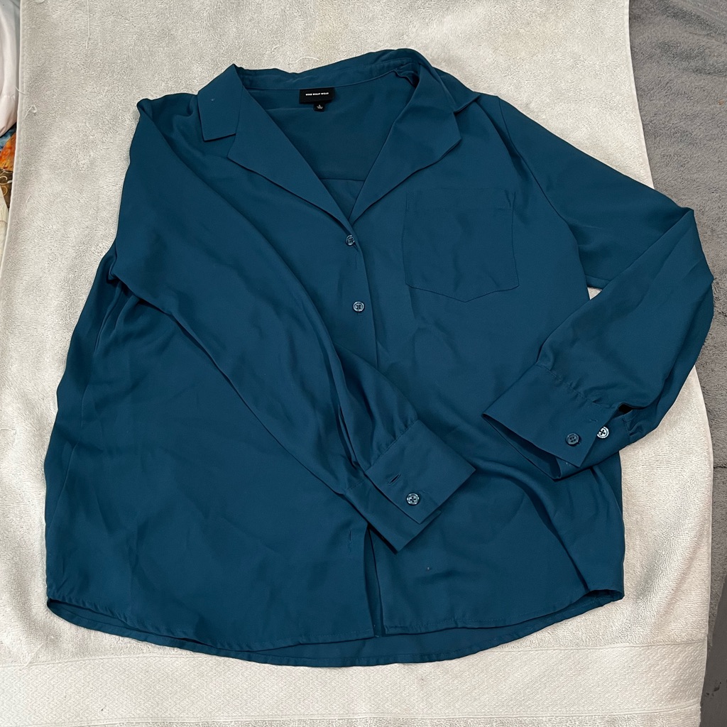 Quick List! Blue Button Down